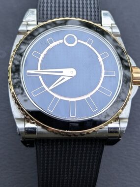 Movado Watch Mens 18K GOLD... MASTER $6995
